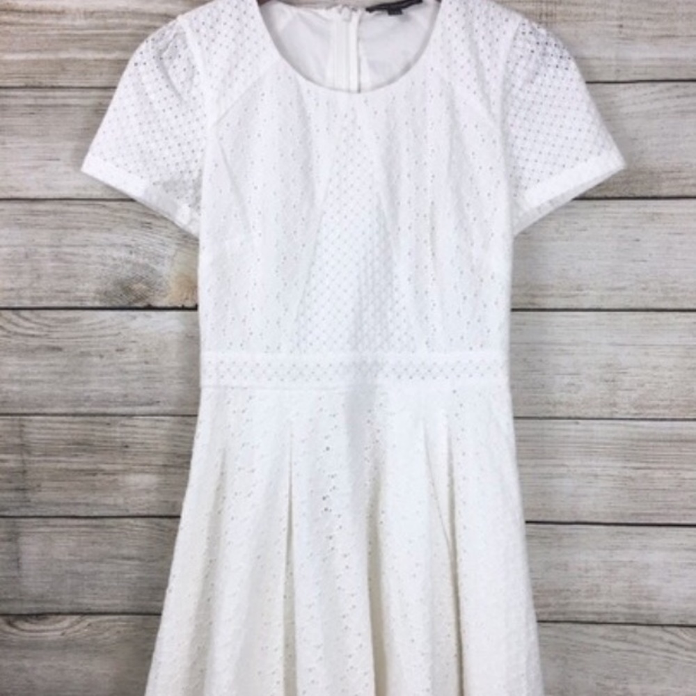 French Connection White Midi Dress - Picture 2 of 8